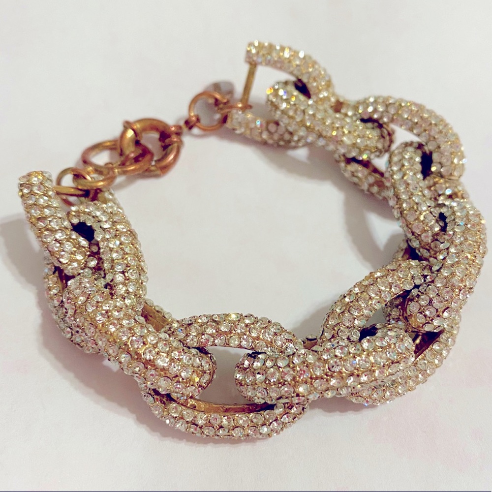 My Couture Chunky Link Pave Bracelet